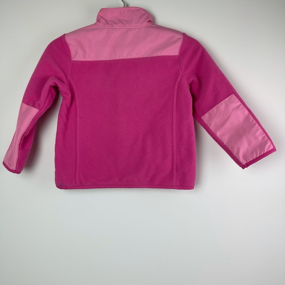 The Children's Place Pink Two-tone Sherpa Jacket Size 5-6 - Picture 2 of 3